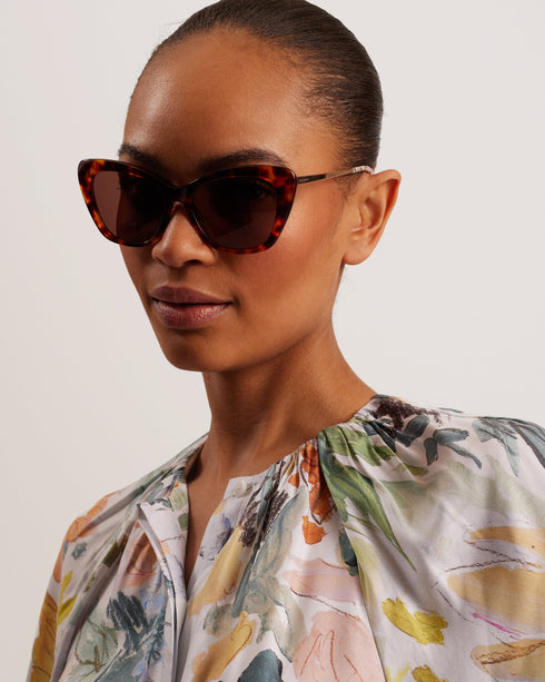 BLLHA-Eyewear-Solid Cat Eye Frame Sunglasses- Ted Baker Romania
